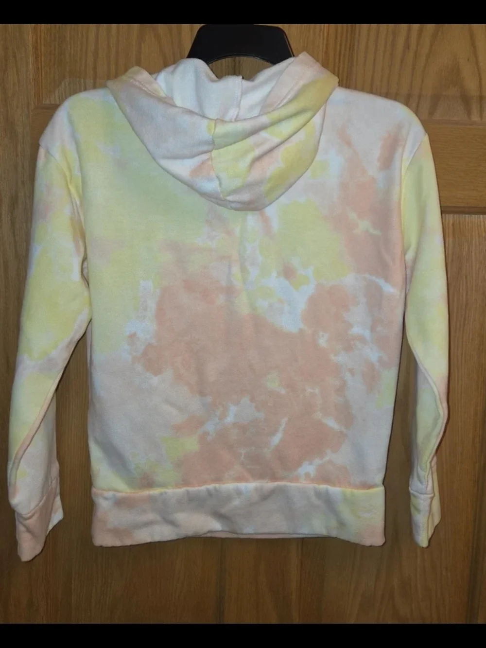 Old Navy Kids Pastel Tie-Dye Hoodie - Yellow & Pink